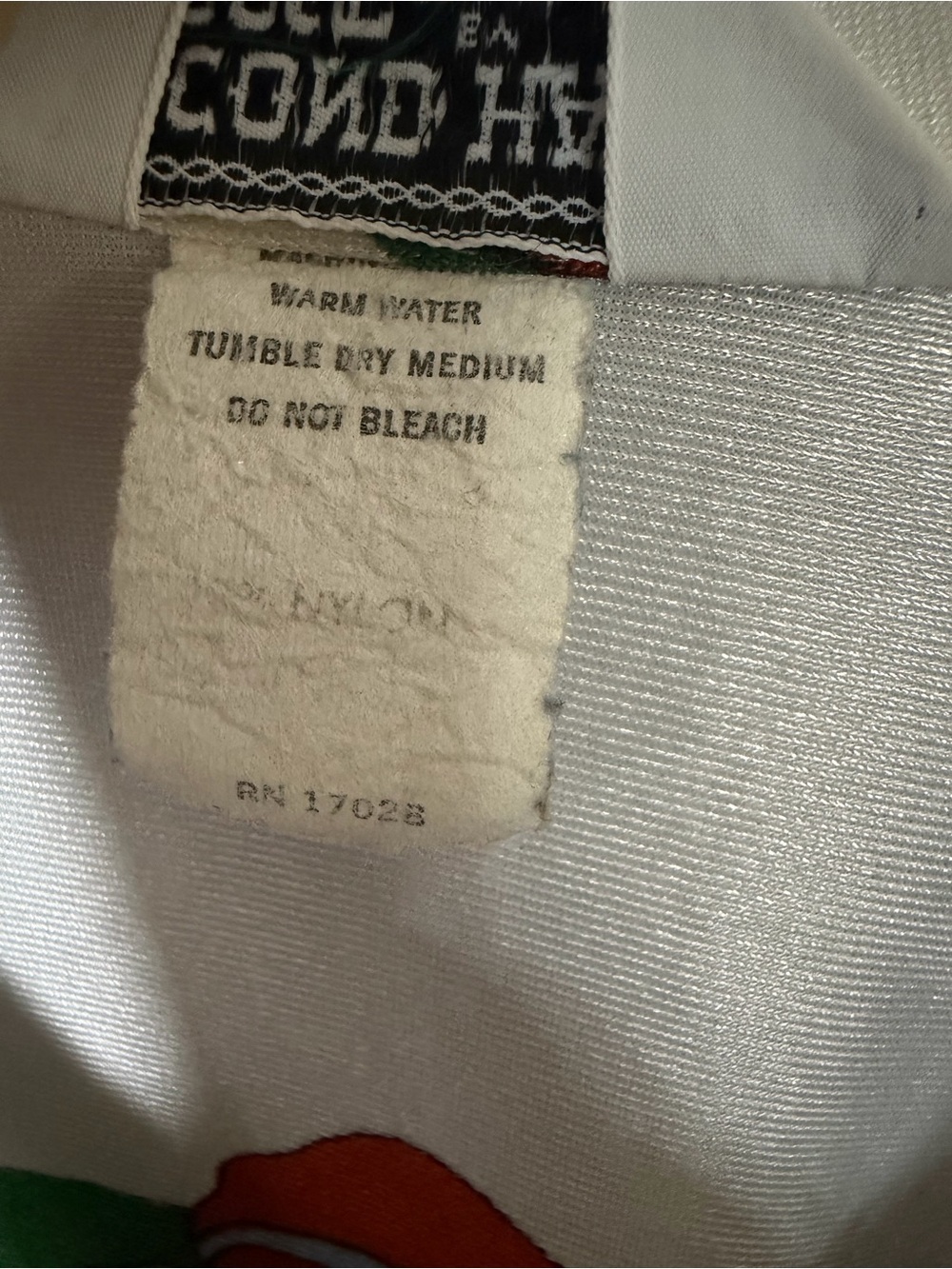 Women's White Travel-Print Button Down Shirt - Picture 4 of 7